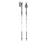 Leki Skysolo FX Carbon bastones de trekking de carbono (par) | EU Talla única in Neon Orange/White/Black