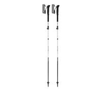 LEKI Skytera FX Carbon SL - Bastones de Senderismo Plegables y Ligeros para Senderismo, Embalaje rápido y montañismo, Blanco, Negro y Naranja, 110-130 cm