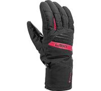 LEKI Space GTX Collection 2023/24 - Guantes de esquí y Snowboard (8, Color Negro y Rojo)