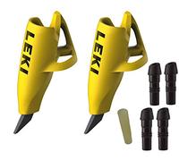 Leki Unisex - Adultos Fin Vario Rollertip Punta de Recambio Neon Yellow One Size