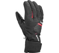 LEKI Vision GTX - Guantes (Talla 8,5), Color Negro y Rojo