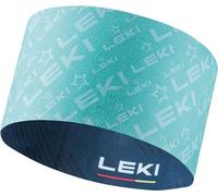 Leki XC Headband Blau-Verde - Diadema térmica Ligera y Reversible, tamaño único, Color Vaquero Oscuro, Menta