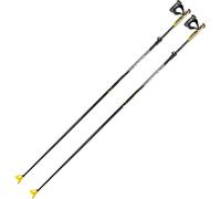 Leki XTA 6.5 Vario, bastones de esquí, negro/amarillo 155-175cm Black/White/Neonyellow
