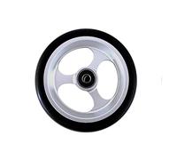 LekLai 1 Rueda Delantera para Silla de Ruedas de 4 Pulgadas, Rueda para Silla de Ruedas, Llanta de Aluminio, Reemplazo de Ruedas Delanteras para Silla de Ruedas, Neumático Sólido para Silla de Rueda