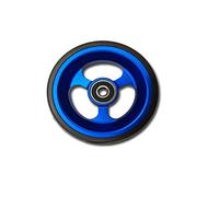 LekLai 1 Rueda Delantera para Silla de Ruedas de 4 Pulgadas, Rueda para Silla de Ruedas, Llanta de Aluminio, Reemplazo de Ruedas Delanteras para Silla de Ruedas, Neumático Sólido para Silla de Rueda