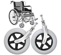 LekLai Rueda de Repuesto para Silla de Ruedas, 2 Piezas de Ruedas para Silla de Ruedas con Horquillas Delanteras, Rueda Delantera Y Neumáticoizo, Accesorios de Repuesto para Rueda Delantera/Grey/200