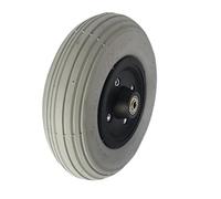 LekLai Rueda Delantera para Silla de Ruedas Eléctrica de 8 Pulgadas, Neumática 200 X 50, Accesorio para Andador, Repuesto para Personas Mayores - Gris