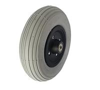 LekLai Rueda Delantera para Silla de Ruedas Eléctrica de 8 Pulgadas, Rueda de Goma Neumática de 200 X 50, Accesorio para Andador para Personas Mayores, Rueda de Repuesto)/Grey/8Inch(1Pc)