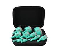 LEKOMESH Brocas Coronas para Porcelanico - 11piezas (6/8/10/20/25/28/32/35/45/50/65mm) Brocas Diamante para Porcelánico Mármol Cerámica Ladrillo, Vástago Triangular