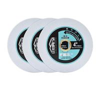 LEKOMESH Discos Diamante para Vidrio- 3pcs 100mm x 10mm Disco Corte Vidrio Hoja Sierra para Cortar Vidrio Jade Cristal Botella de Vino