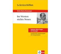 Lektürehilfen "Im Westen nichts Neues"