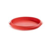 Lékué 28 Rojo Quiche 28 cm, Silicona