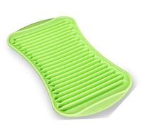 Lékué Crush - Cubitera silicona platino, huielo picado para mojitos, 2 unidades, color verde