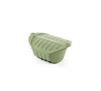 Lékué Estuche de vapor hondo silicona platino verde, 3-4 personas, 2000 ml