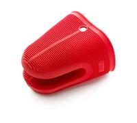 Lékué Protection - Pinza para Cocina, Silicona, Color Rojo/Negro