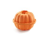 Lékué Halloween - Molde repostería diseño calabaza 3D, 2300 ml, silicona platino color naranja
