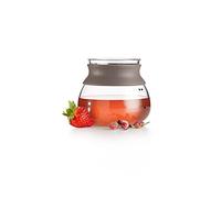 Lékué Infusor de Té, utensilio para peparar el té, vidrio borosilicato y silicona Marrón