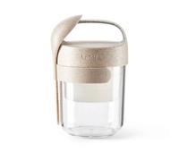 Lékué Jar To Go organic Lékué con cuchara beige 0.4 L