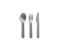 Lékué Juego De Cubiertos Para Llevar,Basics to go, acero inoxidable,color Plata