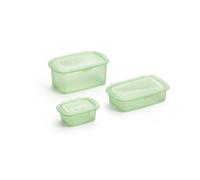 Lékué Kit de 3 recipientes de silicona Lékué Verde