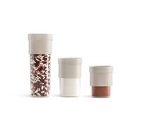 Lékué Kit de almacenamiento flip Lékué 5 piezas Beige