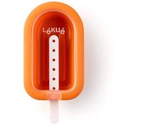 Lékué Molde de Helado Classic, Silicona, Naranja, 1 Unidad