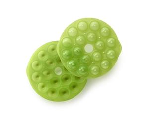 Lékué- Molde de repostería para cake pops, silicona, 18 cavidades, color verde