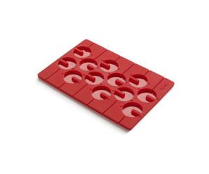 Lékué - Molde de silicona para hacer piruletas 3D, color rojo