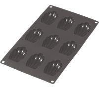 Lékué Molde de Silicona para Madeleines - 9 Orificios - 1 pieza Lékué