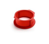 Lékué Molde Desmontable Redondo para Tarta Charlotte Duo, Rojo, 18 cm
