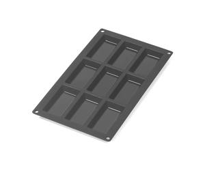 Lékué Molde financier silicona Lékué 9 cav. Negro