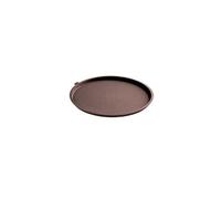 Lékué Molde microperforado para Hacer Pizzas Redondas, Silicona Platino marrón, 36 cm