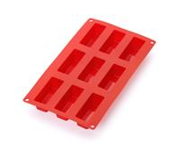 Lékué Molde mini cake de silicona Lékué 9 cav. Rojo