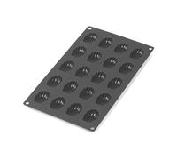 Lékué Molde mini magdalenas de silicona Lékué 20 cav. Negro