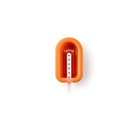 Lékué - Molde Mini Polo apilable, Silicona Platino Color Naranja