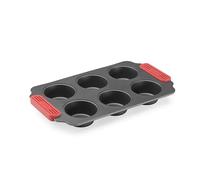 Lékué Molde Muffins Pastelería antiadherente Metálico 6 cavidades