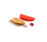 Lékué Molde para cocinar tortillas en microondas, Omelette maker, silicona platino Rojo, 0.4 l