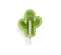 Lékué Molde para Helado en Forma de Cactus, Silicona platino Verde, 95 ml