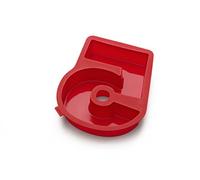 Lékué Molde para Pastel, Número 5,silicona platino Rojo
