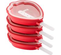 Lékué Molde para Polo Fresa - 4 unidades - 1 set Lékué