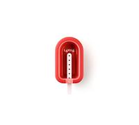 Lékué Molde Polo Mini apilable Rojo, Silicona Platino, 1 Unidad