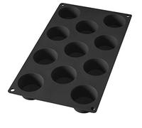 Lékué Molde repostería Minimuffins, Silicona platino Negro, 11 cavidades