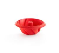 Lékué Molde savarín espiral Lékué de silicona Rojo