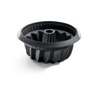 Lékué Molde savarin hondo Lékué de silicona Ø22 cm Negro