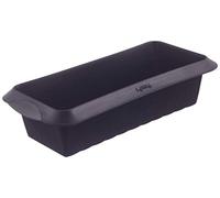 Lékué Molde silicona platino repostería rectangular, Negro, 24 cm