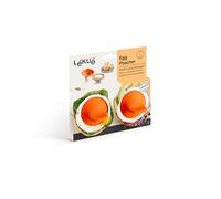 Lékué Pack 2 Escalfador de Huevos,para huevos pochado/poché,mollet,cocidos, acero inox y silicona platino Naranja, 9.3 x 11 x 7.5 cm