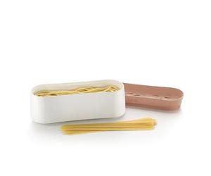 Lékué Quick Pasta, recipiente para hacer pasta en microondas, Marrón 1.5 l