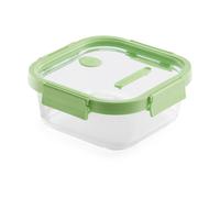Lékué Recipiente hermético de vidrio Lékué cuadrado 1100 ml Verde