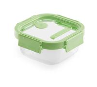 Lékué Recipiente hermético de vidrio Lékué cuadrado 520 ml Verde