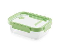 Lékué Recipiente hermético de vidrio Lékué rectangular 640 ml Verde